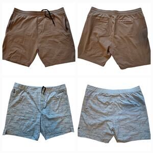 Public Rec Shorts 2-pair, size 44 Game Changer Rec & Flex Shorts Inseam 7.5"